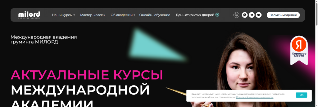 milordacademy курсы груминга