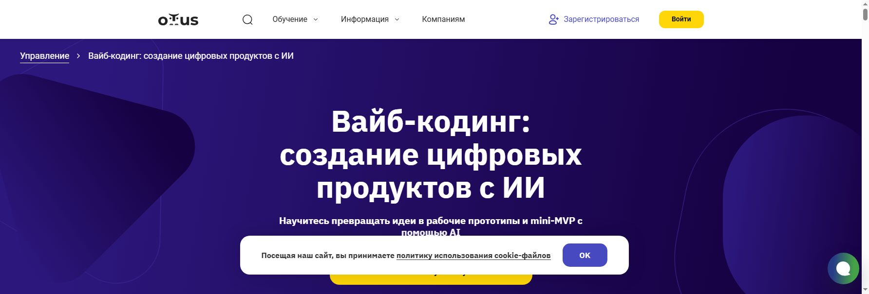 otus.ru вайб кодинг для разработчиков