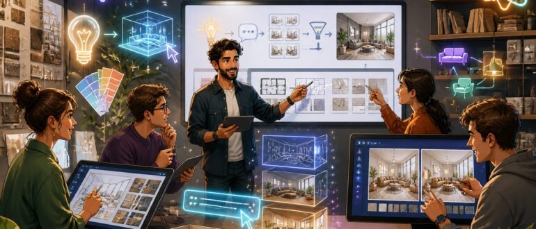 курс по нейросетям для дизайнеров интерьера