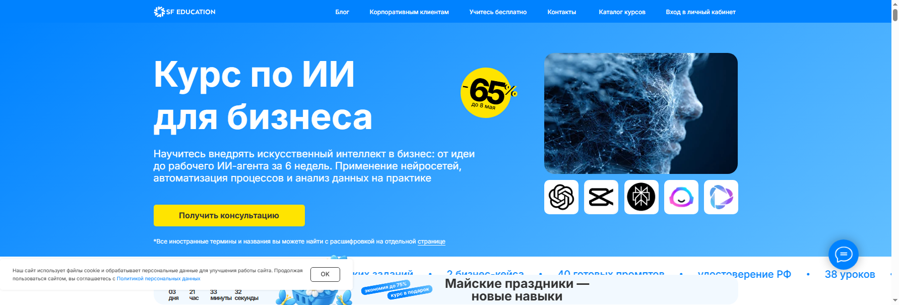sf.education нейросети для бизнеса обучение